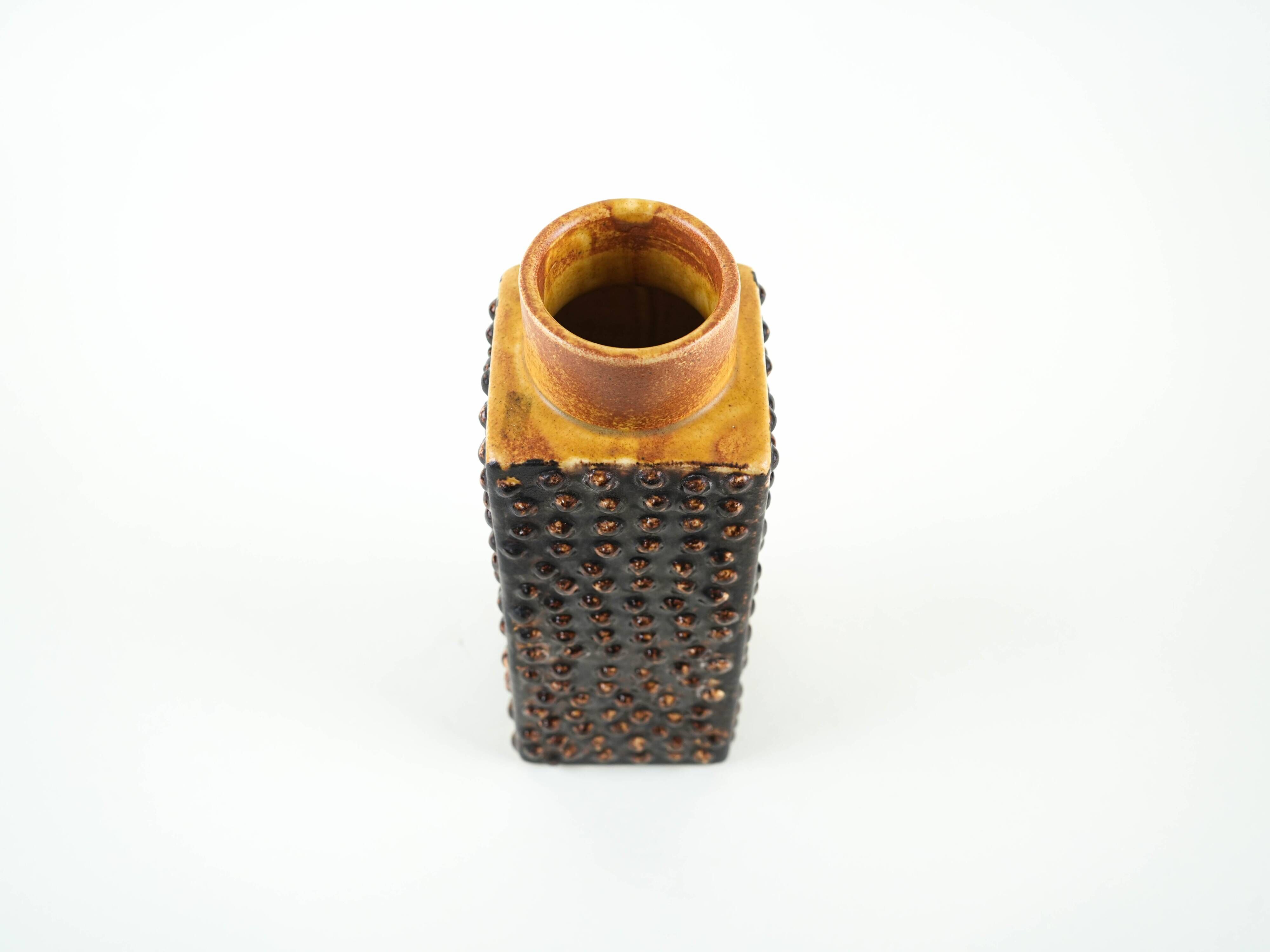 Ceramic vase, West Germany, 1970s, manufactured by P.M. Keramik