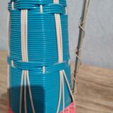 Vintage scoubidou bottle