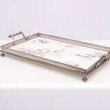 Plateau de service en porcelaine France années 1920