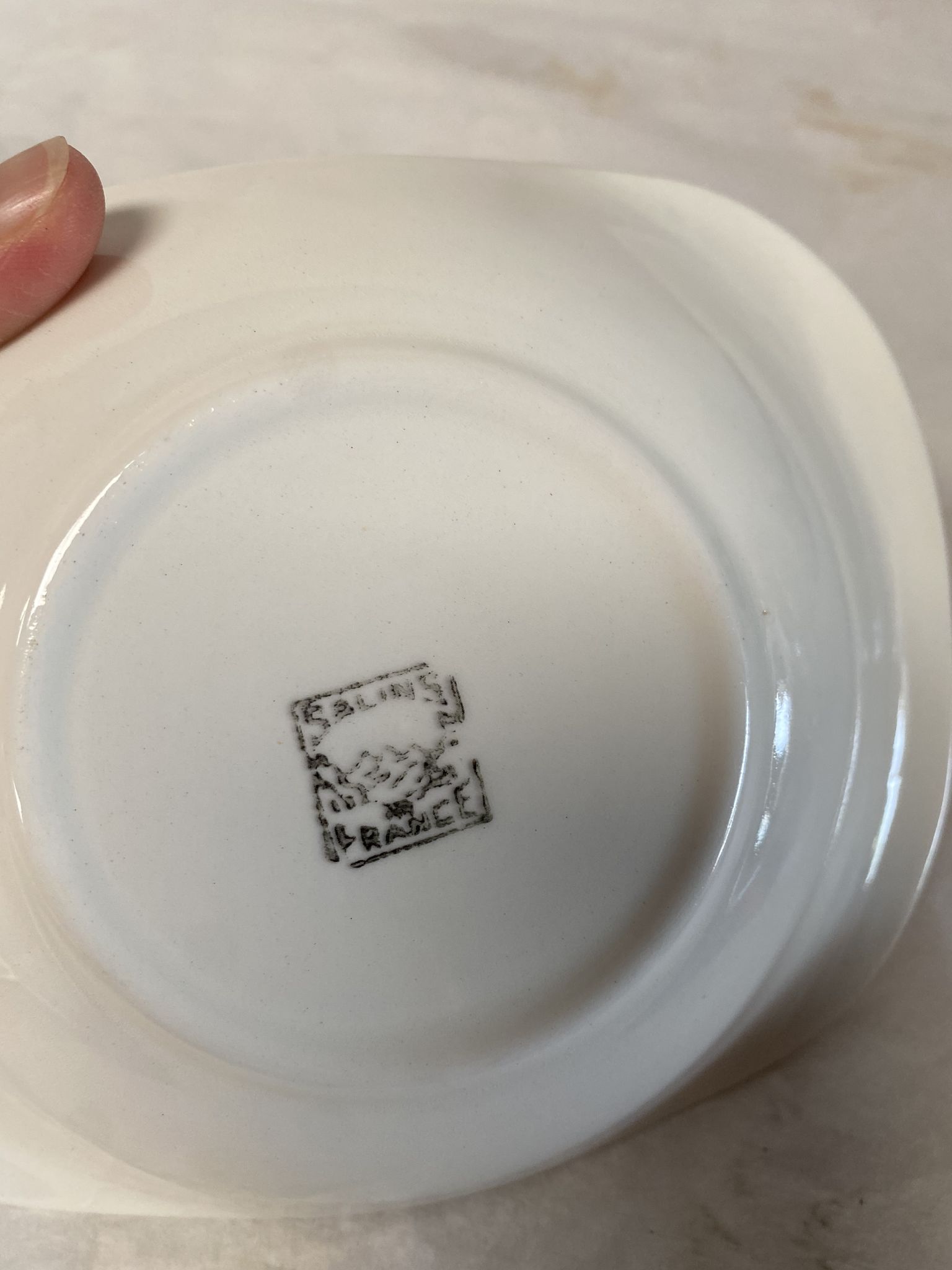 Set of 3 ceramic dishes Les Salins