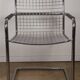 Pair of vintage chrome metal armchairs, 1970
