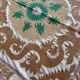 Vintage hand-embroidered tablecloth 128x135 cm