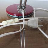 Articulated lamp in chromed metal and lacquered metal 60s 70s