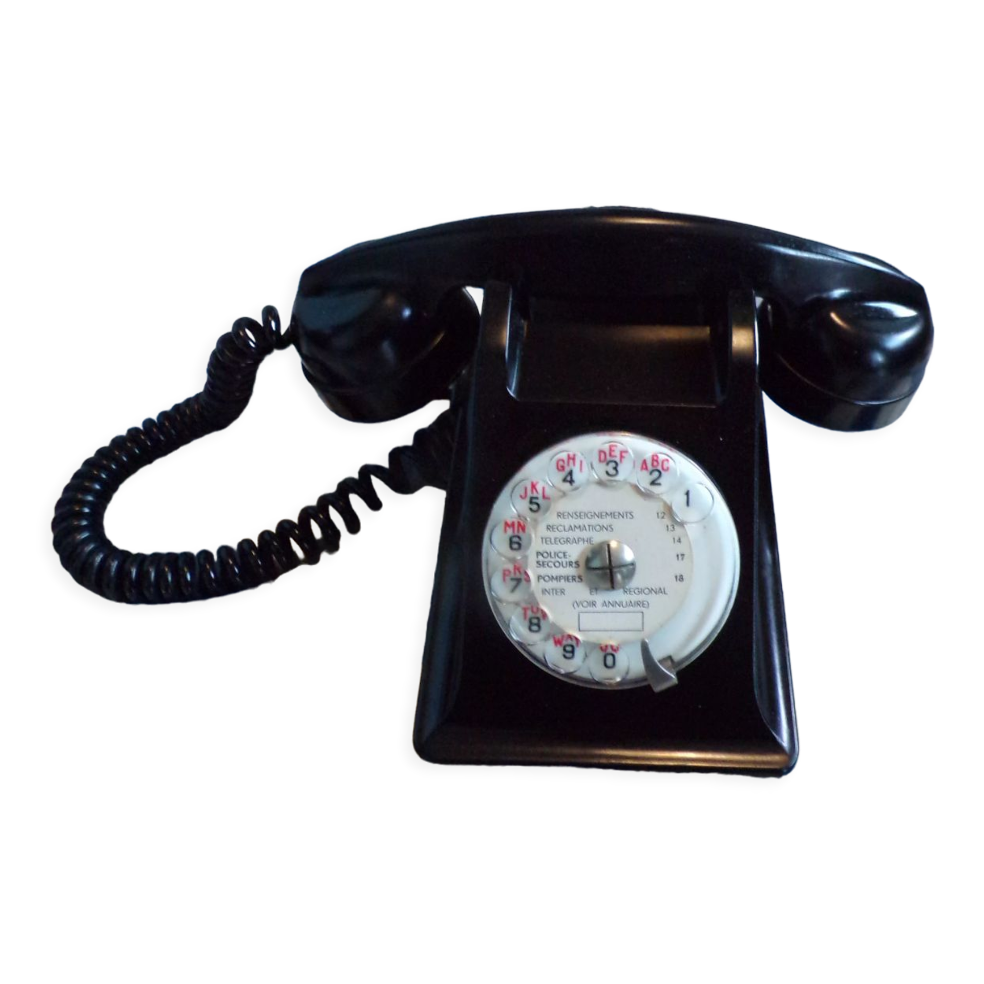 Vintage bakelite dial phone