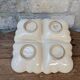 Old ceramic compartment plate HB Henriot Quimper
