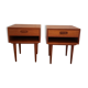 2 scandinavian bedside tables dyrlund