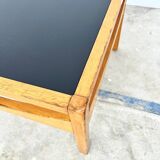 Baumann coffee table with black medium-density top