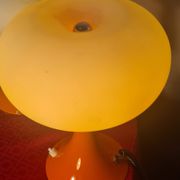 Pair of Prisma Mushroom Table Lamps 1975 to 80, Ufo A Space 30x22