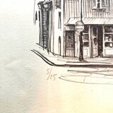 Lithograph Parisian View