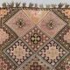 Vintage Turkish kilim 377x152 cm wool kelim rug large 2496