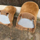 Piaire de fauteuils crapauds vintage
