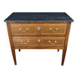 Petite commode régionale en noyer, style louis xvi – début xixe