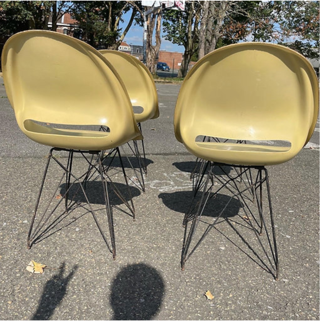 Set of 4 chairs by Miroslav Navratil