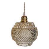 Diamond amber pendant light
