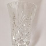 Cut crystal vase