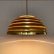 Brass Dome Pendant Lamp by Vereinigte Werkstätten