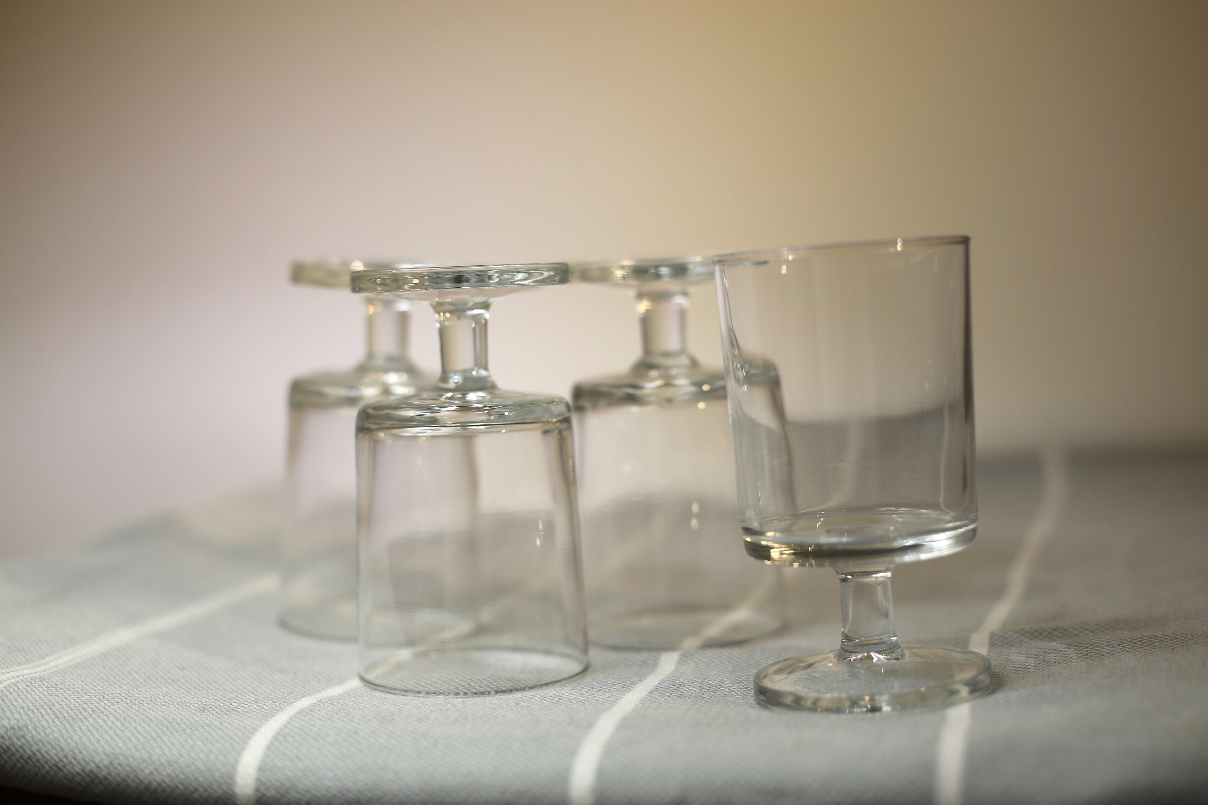 Vintage foot glasses Luminarc cavaliers model