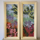 Jardin 1, 2024, tableau, dyptique