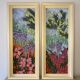 Jardin 1, 2024, tableau, dyptique