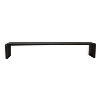 Dutch design wengewood slat bench by W. Antonius for Arspect Holland