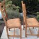 Pair of mulched / vintage chairs 60s-70s