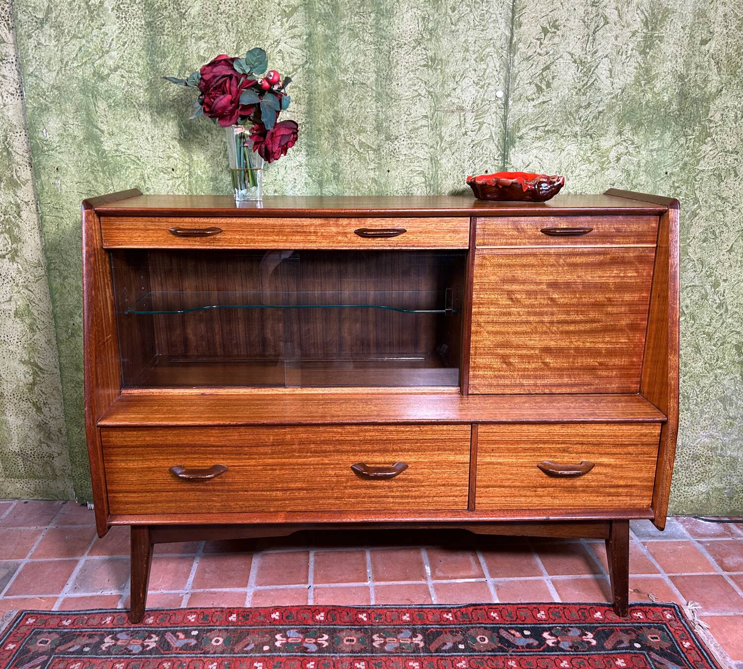 Mid century retro vintage small highboard cocktail cabinet GPlan