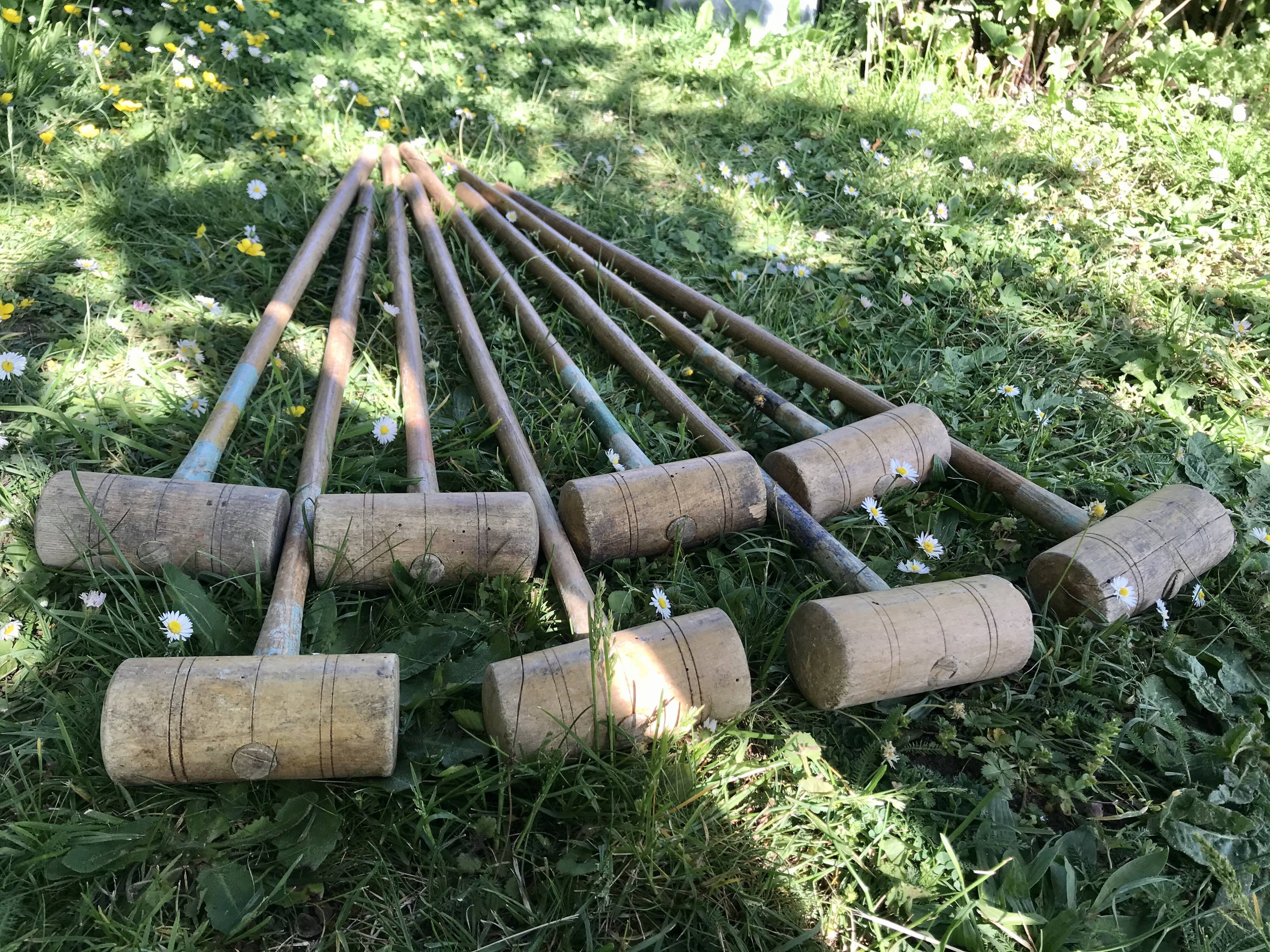 Vintage croquet game 50s-60s