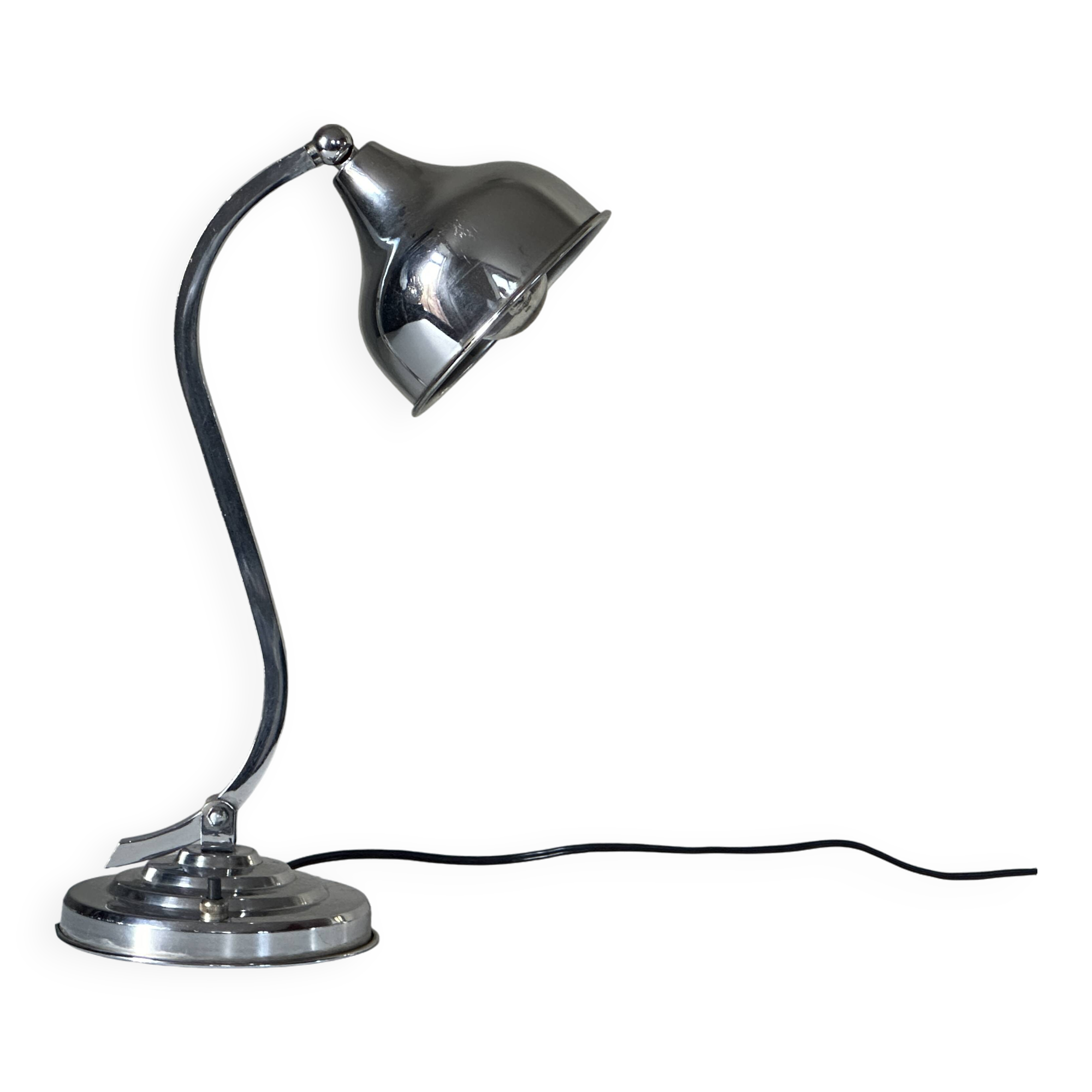 Vintage 50s design swan neck lamp