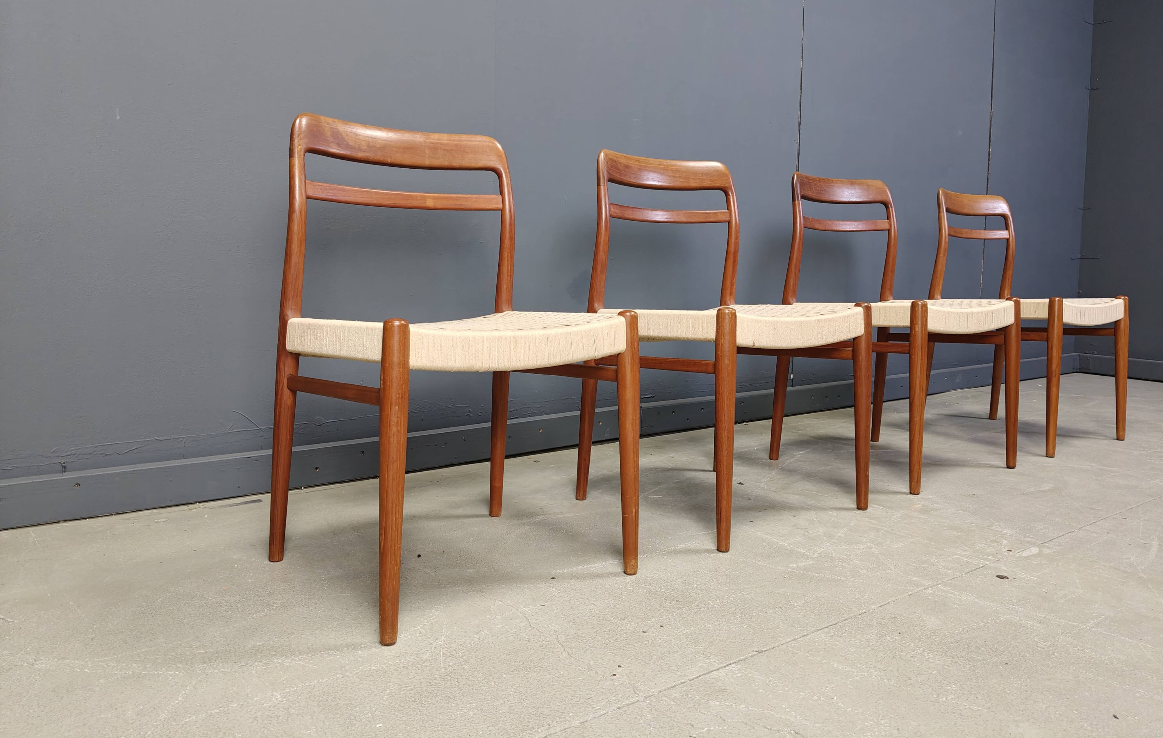 Chaises vintage Alf Aarseth – Modèle 145, années 1960 - lot de 4