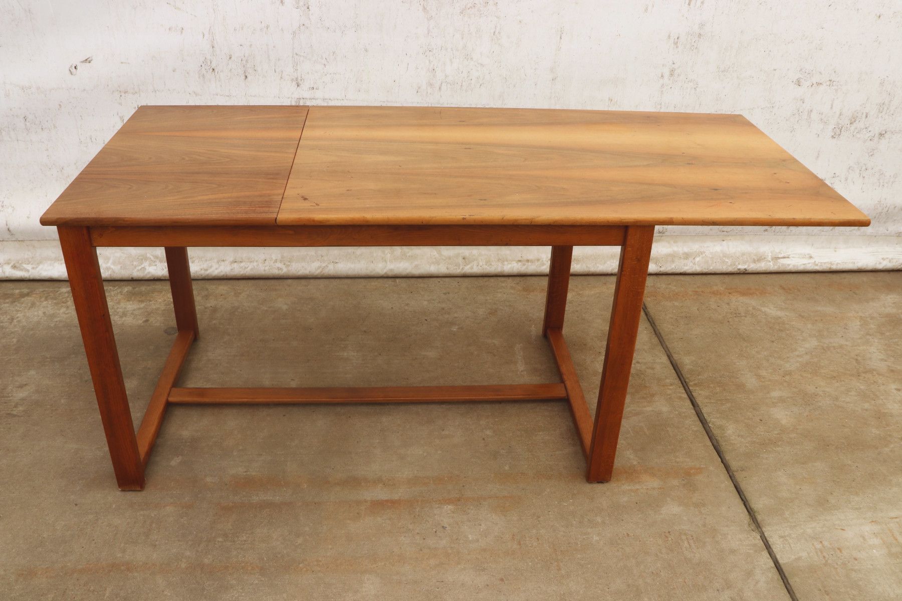 Walnut folding dining table by Drevotvar, 1980´s, Czechoslovakia