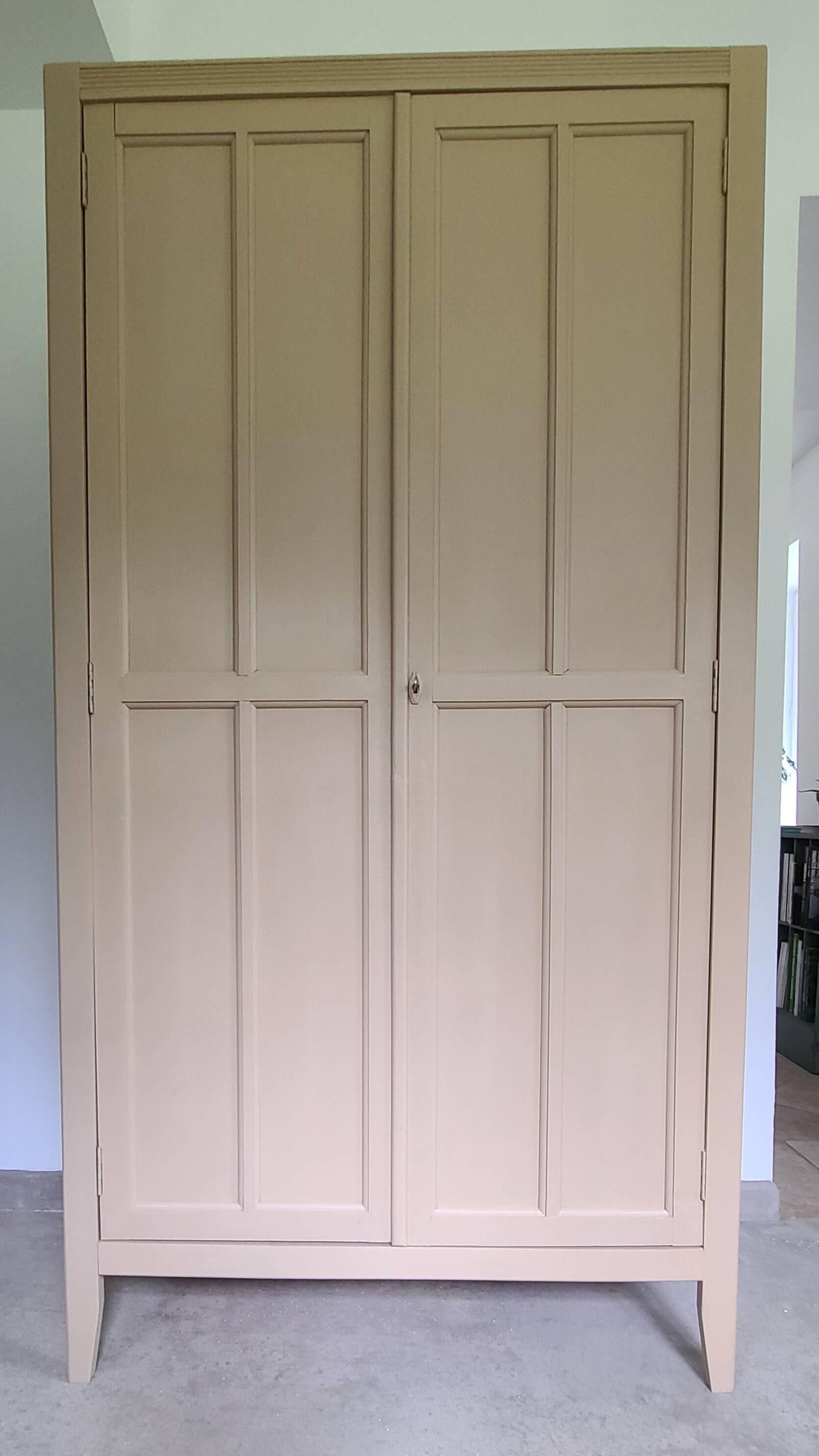 Old vintage Parisian wardrobe