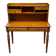 Vintage solid wood desk with removable secretary in colonial style from the 1960s.