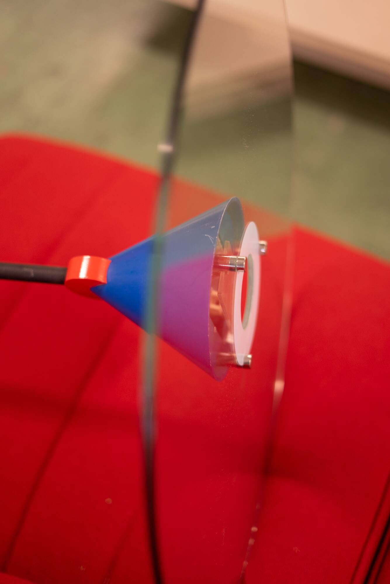 Suspension type Memphis, édition Verre Lumière