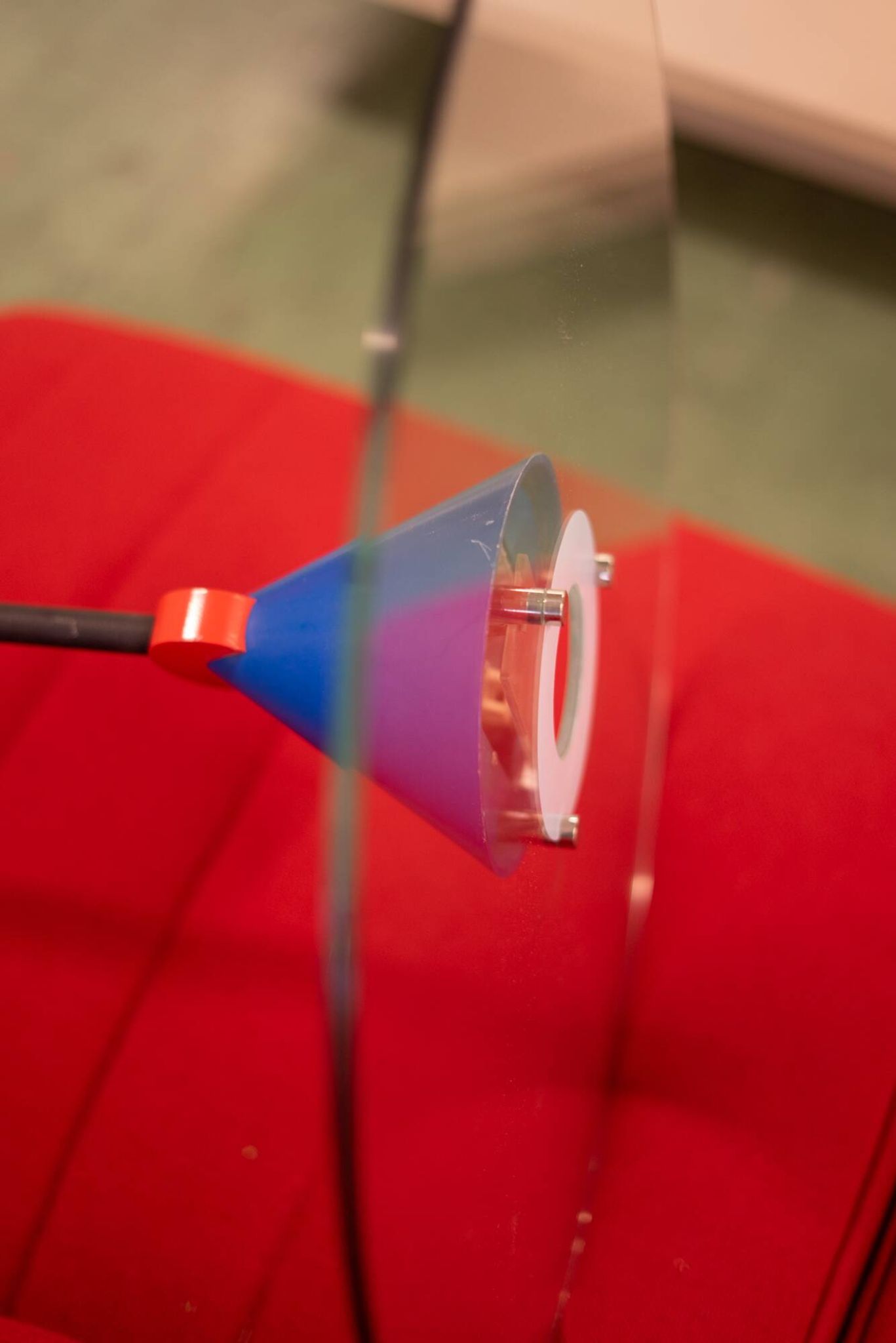 Suspension type Memphis, édition Verre Lumière