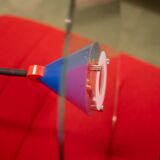 Suspension type Memphis, édition Verre Lumière