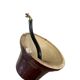 Vintage brown ceramic fat lava suspension