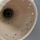 Two ceramic hanging lamps, in creamy white color, looking almost like coral