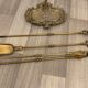 19th-century brass chimney servant Louis Philippe