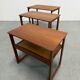 Teak nesting tables by Johannes Andersen
