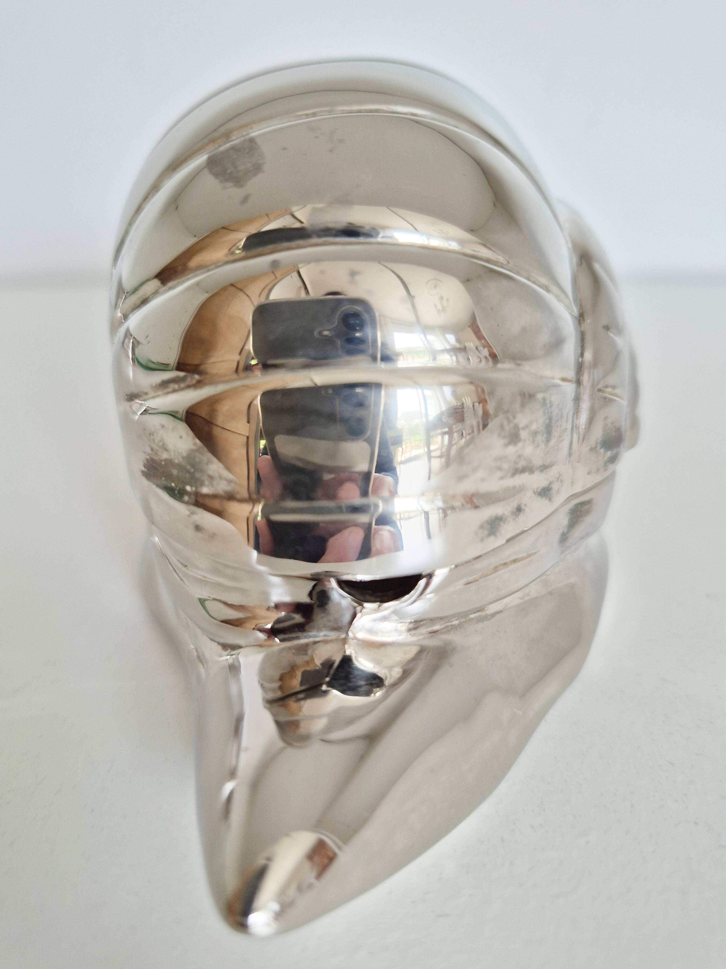 Vintage butter dish, silver-plated snail, salt shaker, 1950s.