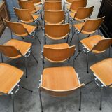 Suite of 18 DSC106 chairs by Giancarlo PIRETTI for Castelli