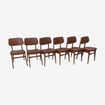 Série de 6 chaises Stella vintage