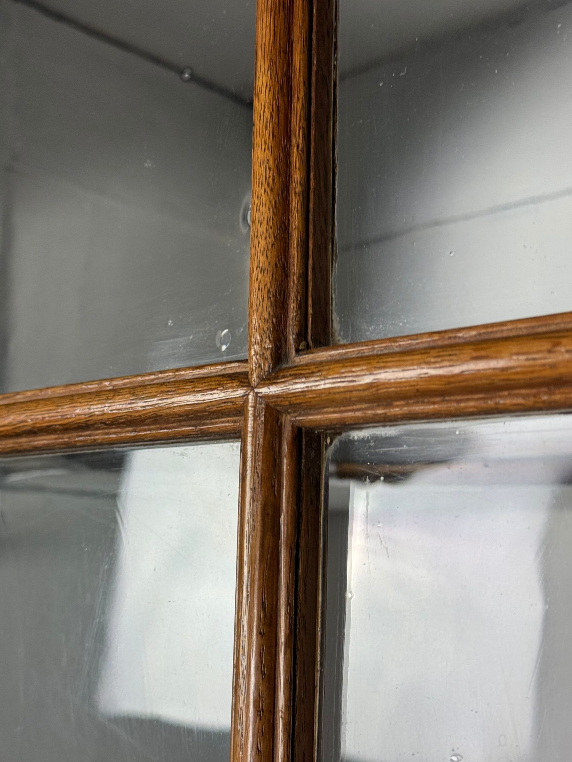 Bookcase buffet cabinet oak Belgian