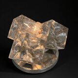 Lampe cubes en verre de stella par poliarte verona desing albino poli " 197