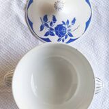 Table service Digoin Sarreguemines - blue and white