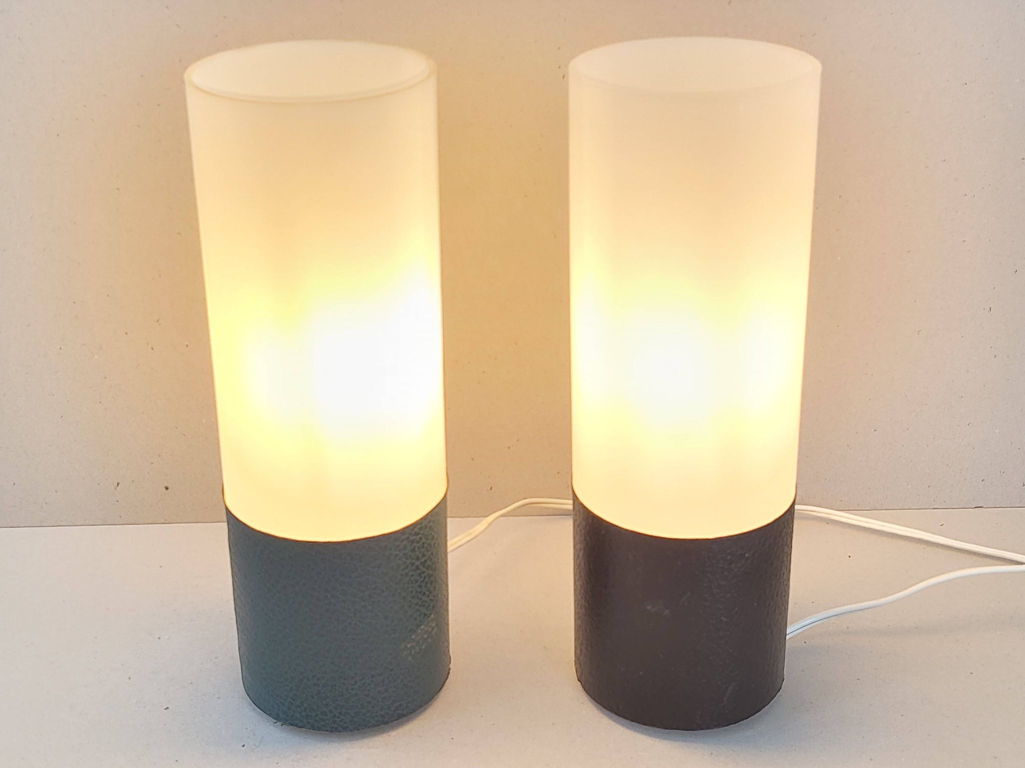Paire de lampes Seci vintage 1960