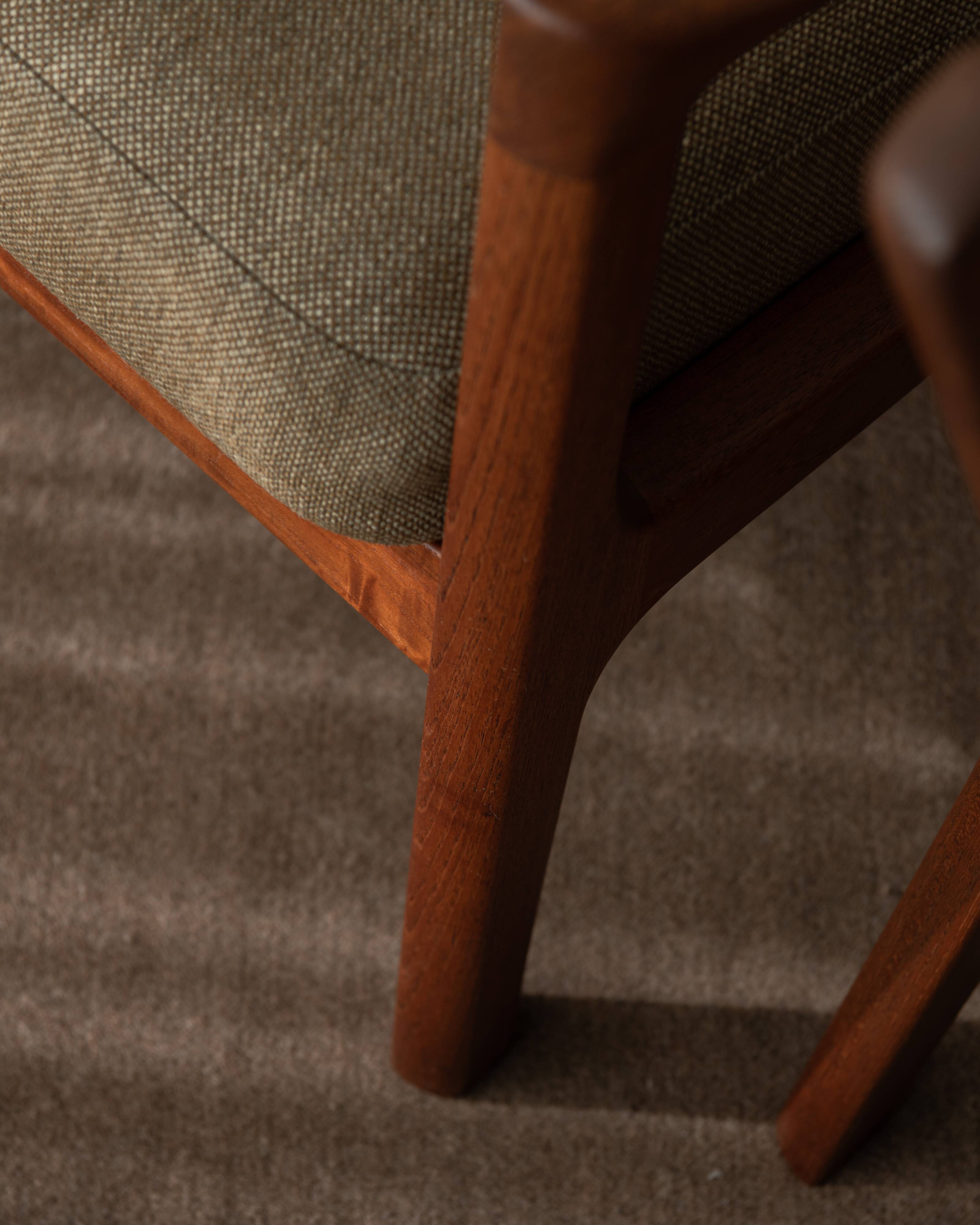 Vintage Senator Armchairs by Ole Wanscher for Cado Set of 2