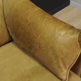 Canapé d’angle cuir 60 70 vintage