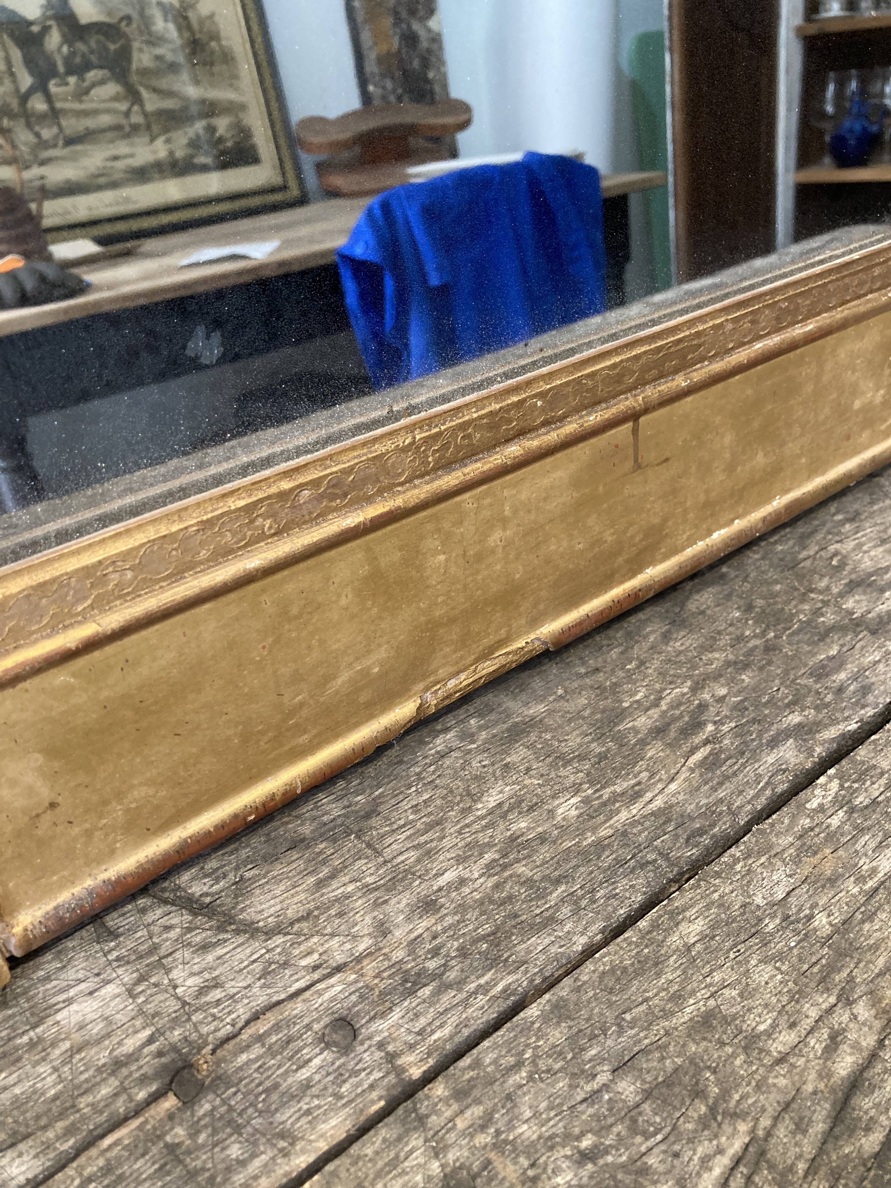 Louis-Philippe mirror with a hectic frame 102x141cm