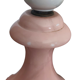 Pair de lampes vintage en marbre rose